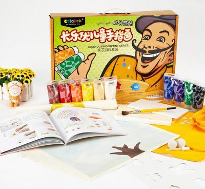 早教玩具代理加盟 幼兒園畫材 2-4歲卡樂優兒童手指畫套
