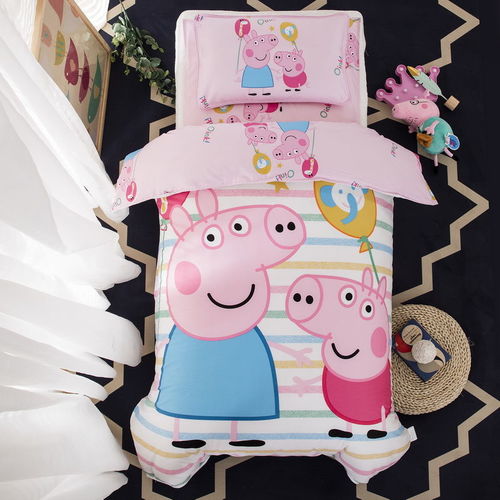 幼兒園被子三件套午睡純棉兒童寶寶被褥被套全棉六件套可拆洗含芯