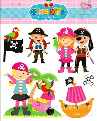 【新款XY系列31*31兒童3D立體墻貼廠家直銷批發(fā)幼兒園益智玩具貼畫】價(jià)格,廠家,圖片,拼圖拼板類,金華夏億包裝-